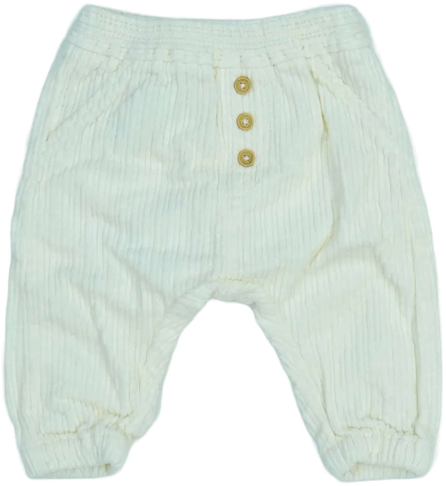 Fehér Benetton Baby nadrág EU 68 / UK 3-6 hónap / US 3-6 hónap