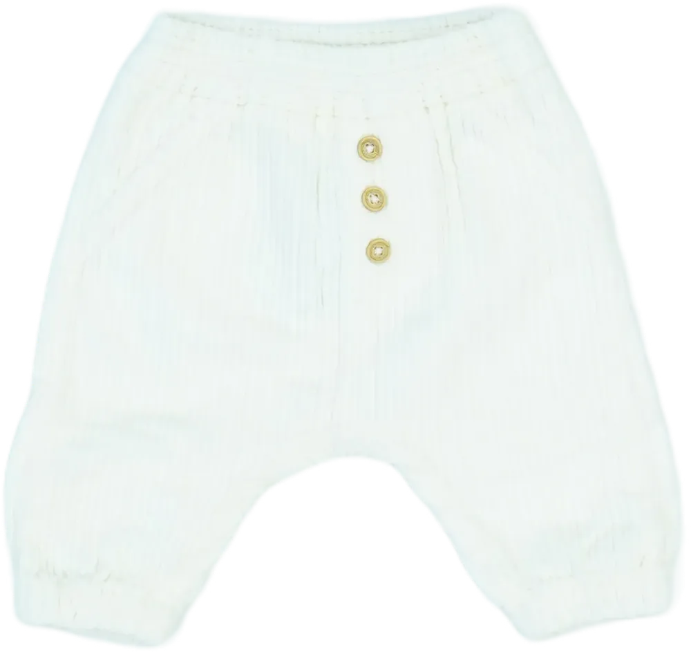 Fehér Benetton Baby nadrág EU 62 / UK 0-3 hónap / US 0-3 hónap