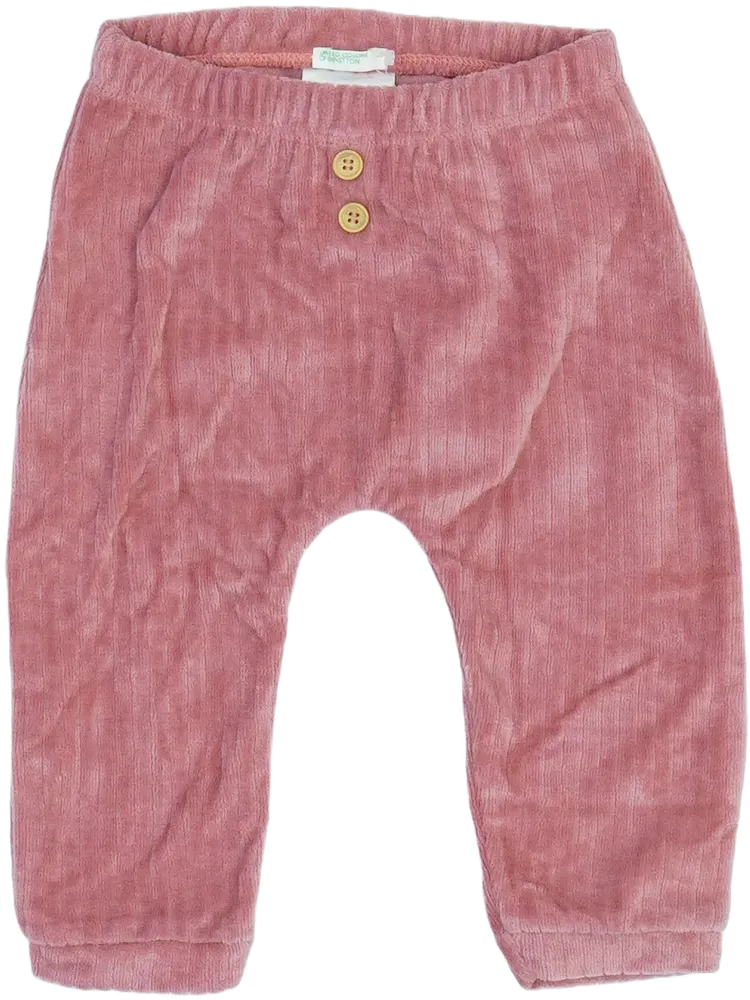Rózsaszín Benetton Baby nadrág EU 74 / UK 6-9 hónap / US 6-9 hónap