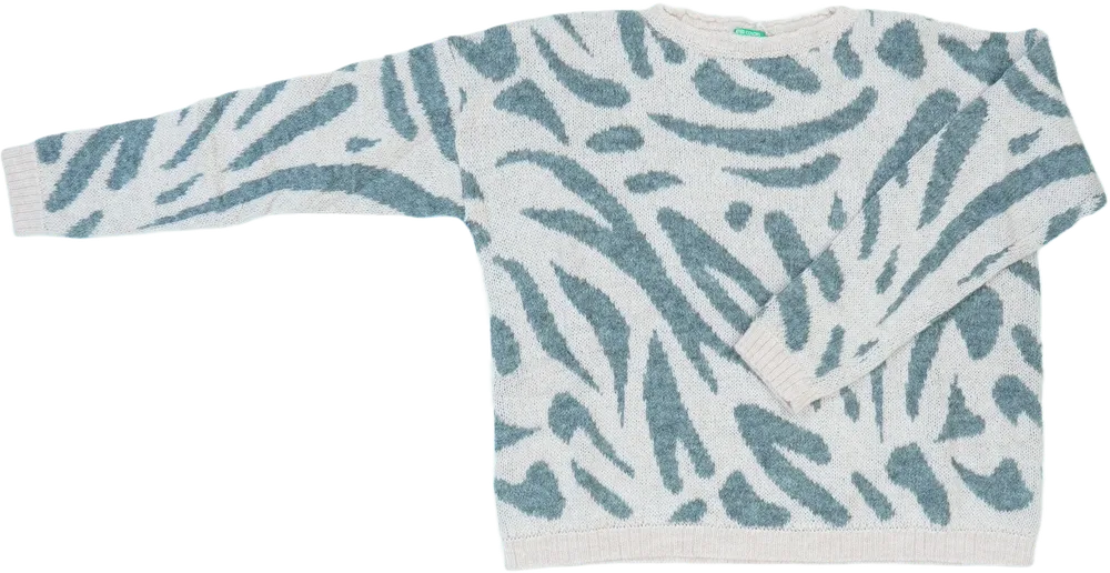 Rózsaszín Benetton Kötött pulcsi EU 152 / UK 12 év / US 12 év/L