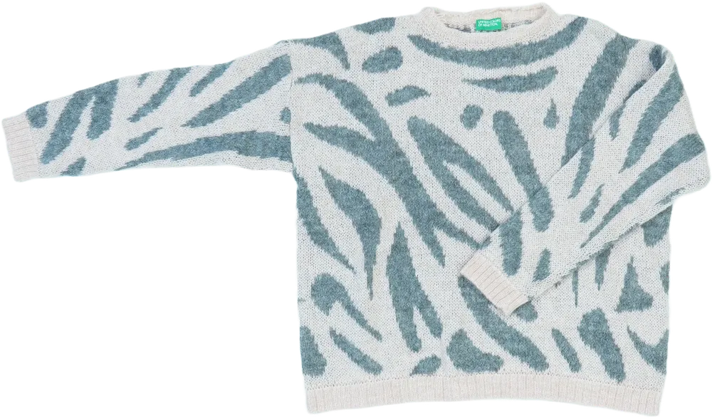 Rózsaszín Benetton Kötött pulcsi EU 128 / UK 8 év / US 8 év/M