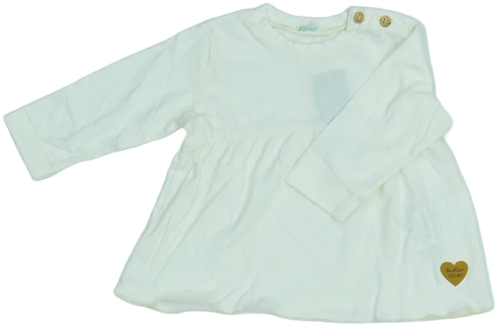 Fehér Benetton Ruha EU 68 / UK 3-6 hónap / US 3-6 hónap