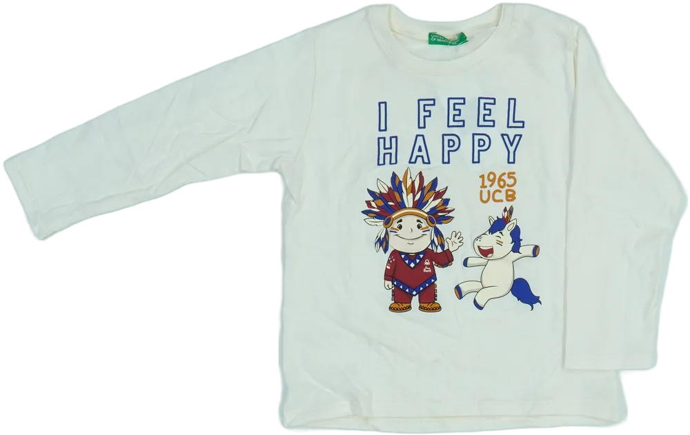 Barna Benetton Hosszú ujjú felső EU 98 / UK 3 év / US 3T