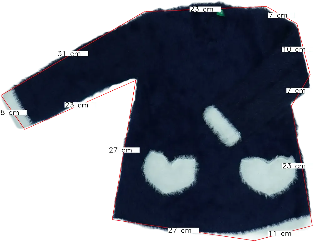 Kék Benetton Ruha EU 92 / UK 2 év / US 2T