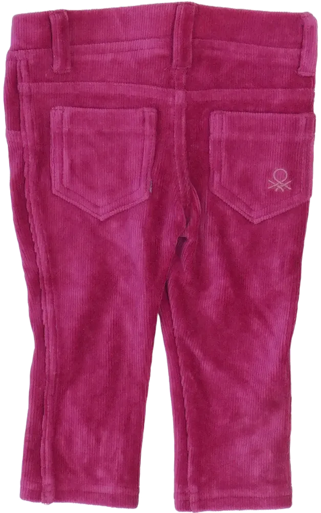 Rózsaszín Benetton Baby nadrág EU 74 / UK 6-9 hónap / US 6-9 hónap