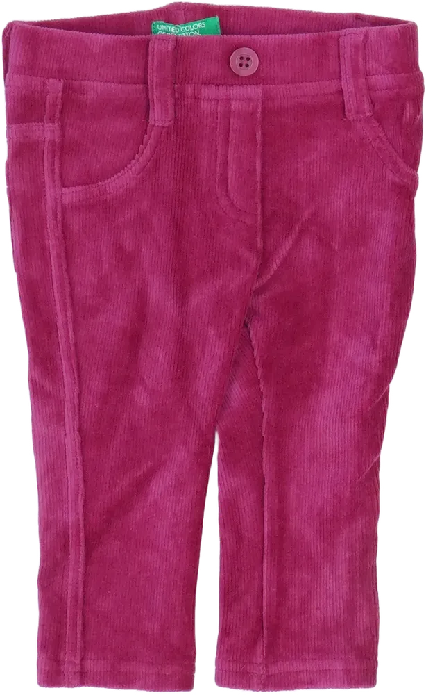 Rózsaszín Benetton Baby nadrág EU 74 / UK 6-9 hónap / US 6-9 hónap