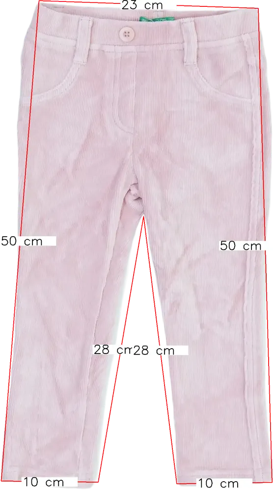 Rózsaszín Benetton Baby nadrág EU 92 / UK 2 év / US 2T