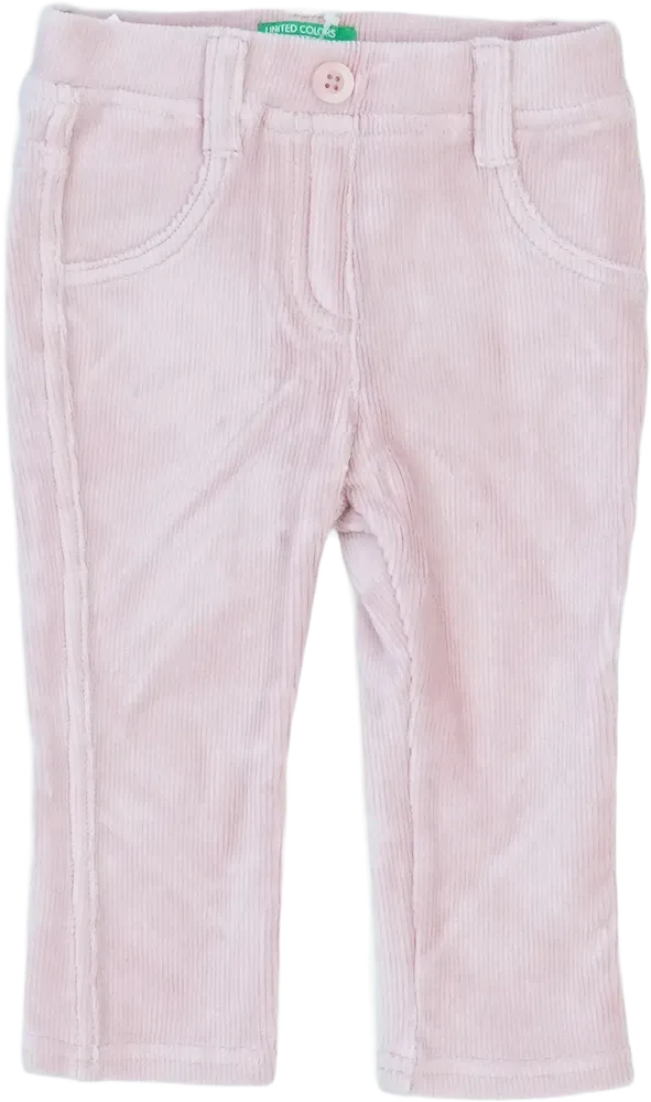 Rózsaszín Benetton Baby nadrág EU 80 / UK 9-12 hónap / US 12 hónap