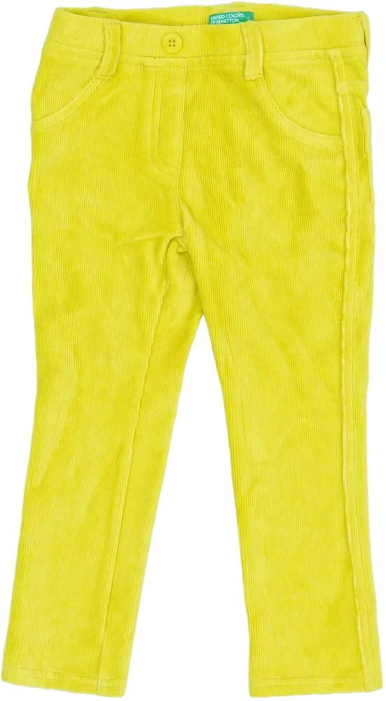 Sárga Benetton Baby nadrág EU 98 / UK 3 év / US 3T