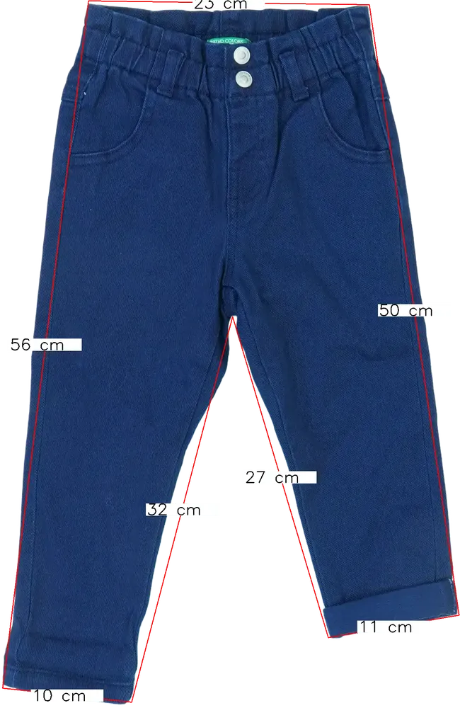 Kék Benetton Hosszúnadrág EU 92 / UK 2 év / US 2T