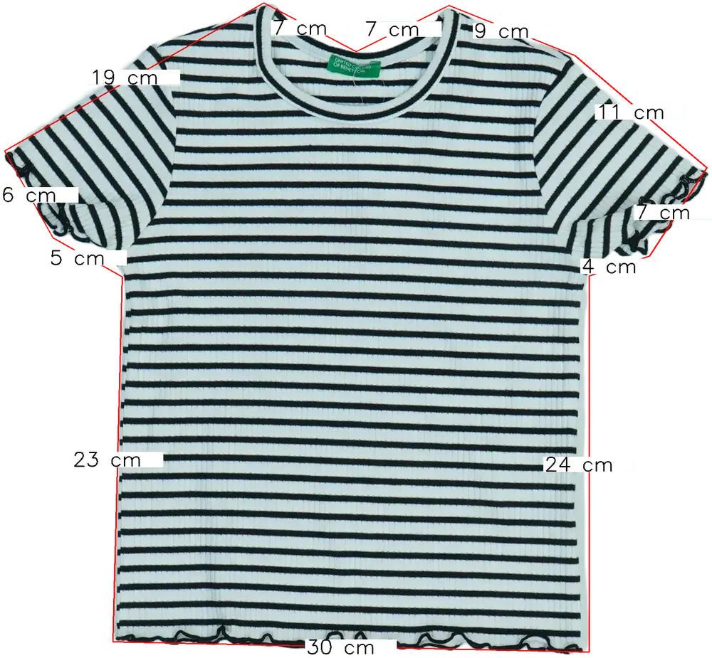 Fehér OVS Póló EU 110 / UK 5 év / US 5 év/XS