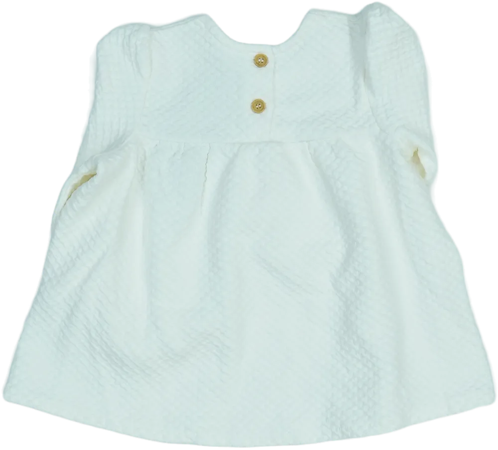 Fehér Benetton Ruha EU 80 / UK 9-12 hónap / US 12 hónap