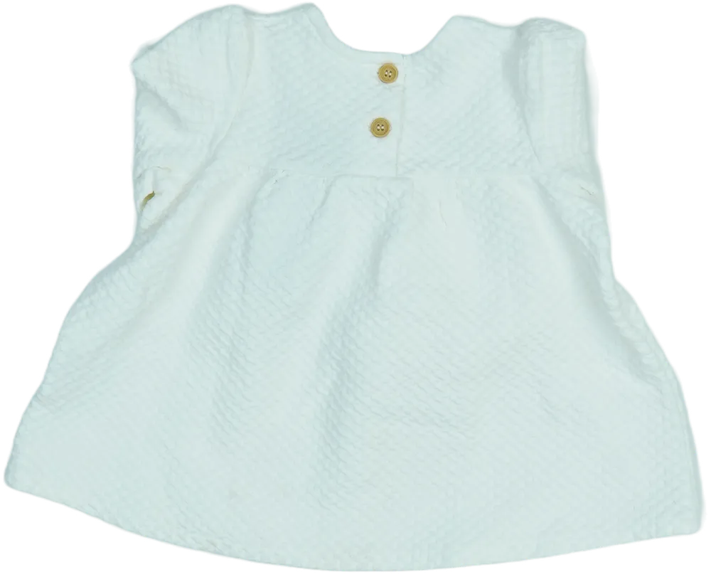 Fehér Benetton Ruha EU 74 / UK 6-9 hónap / US 6-9 hónap