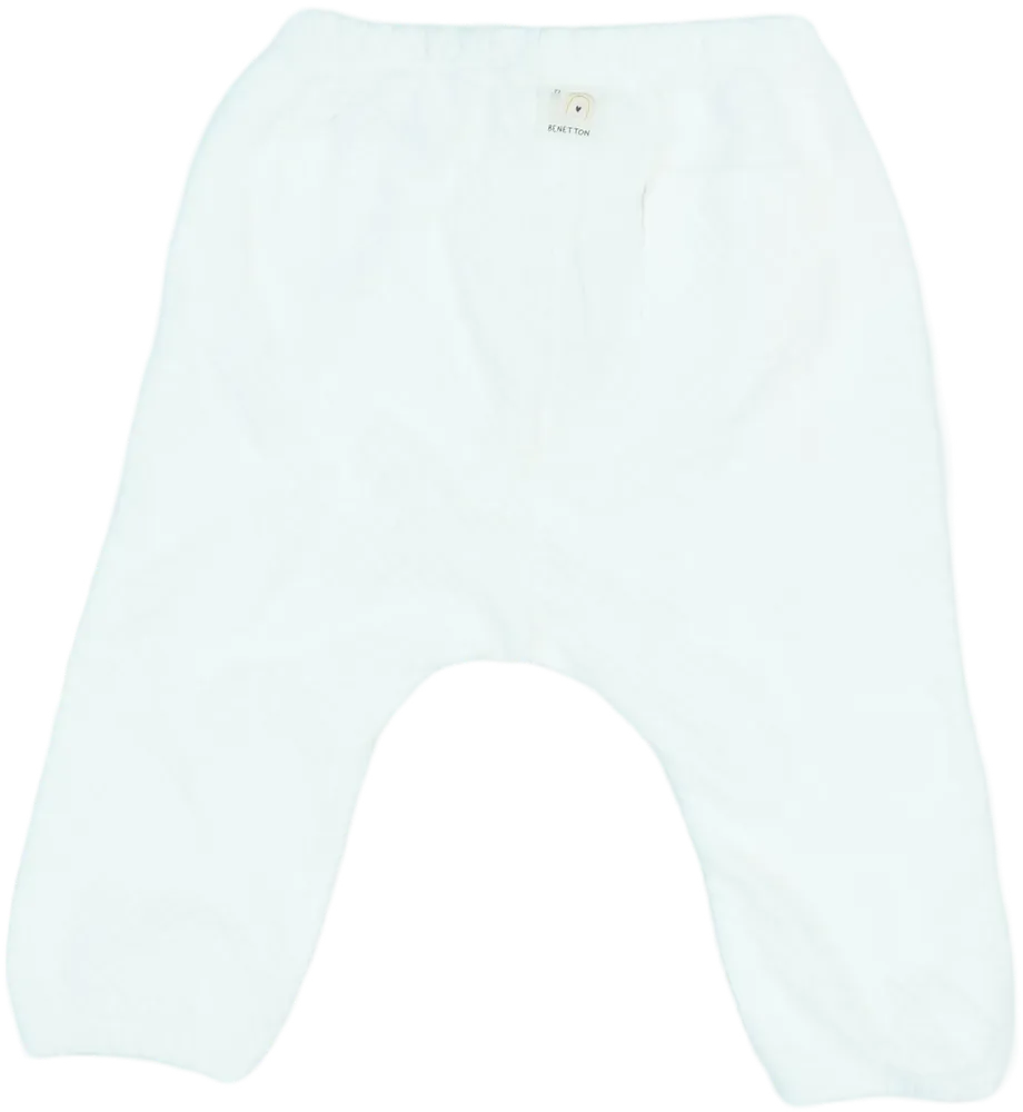 Fehér Benetton Baby nadrág EU 74 / UK 6-9 hónap / US 6-9 hónap