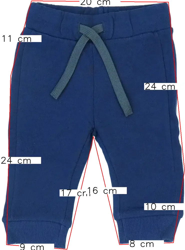 Kék Benetton Melegítőnadrág EU 68 / UK 3-6 hónap / US 3-6 hónap
