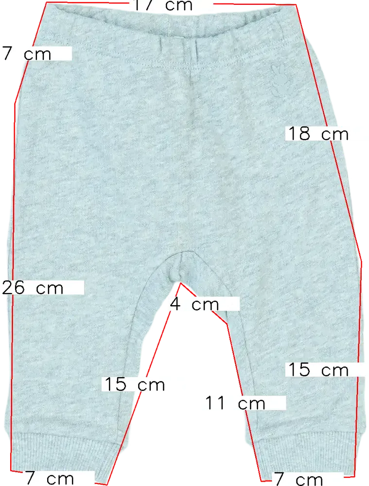 Szürke Benetton Melegítőnadrág EU 68 / UK 3-6 hónap / US 3-6 hónap