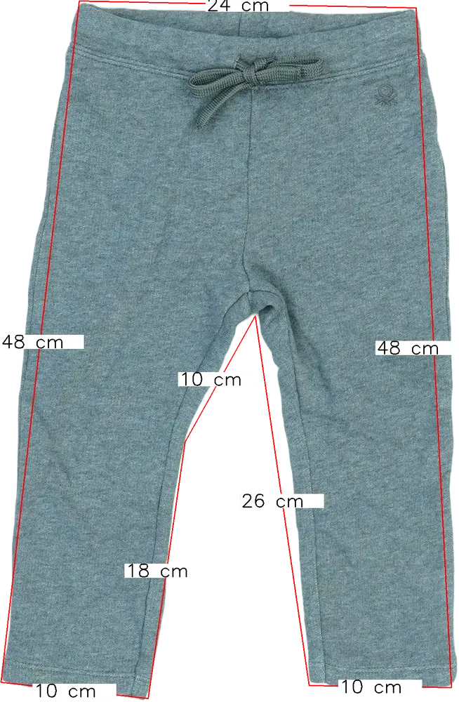 Szürke Benetton Melegítőnadrág EU 92 / UK 2 év / US 2T