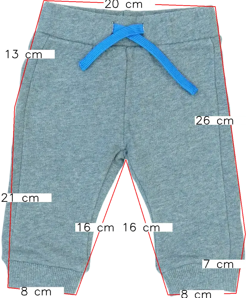 Szürke Benetton Melegítőnadrág EU 68 / UK 3-6 hónap / US 3-6 hónap