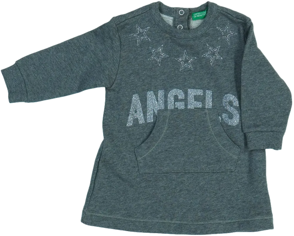 Szürke Benetton Ruha EU 74 / UK 6-9 hónap / US 6-9 hónap