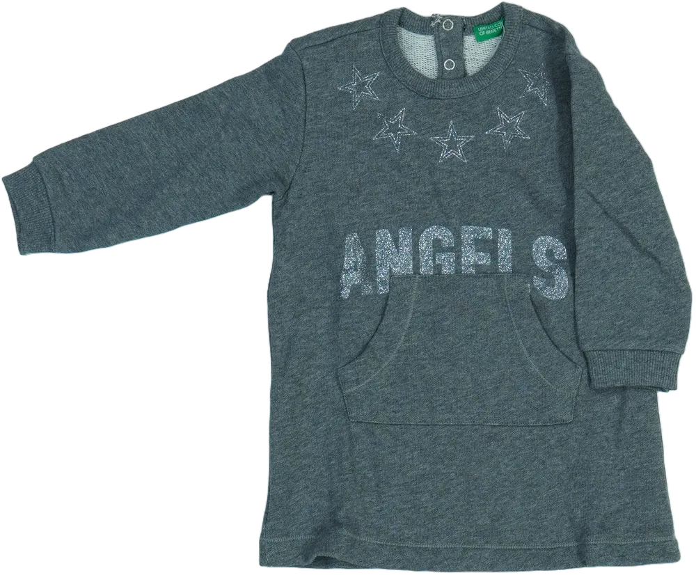 Szürke Benetton Ruha EU 86 / UK 12-18 hónap / US 18 hónap