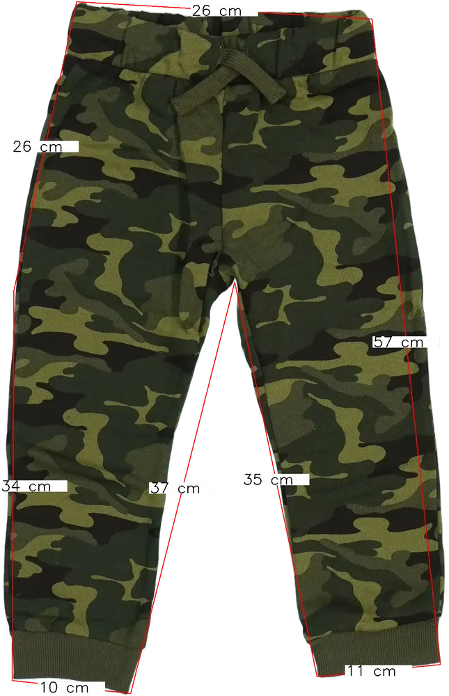 Terepszínű Benetton Melegítőnadrág EU 104 / UK 4 év / US 4T/XS