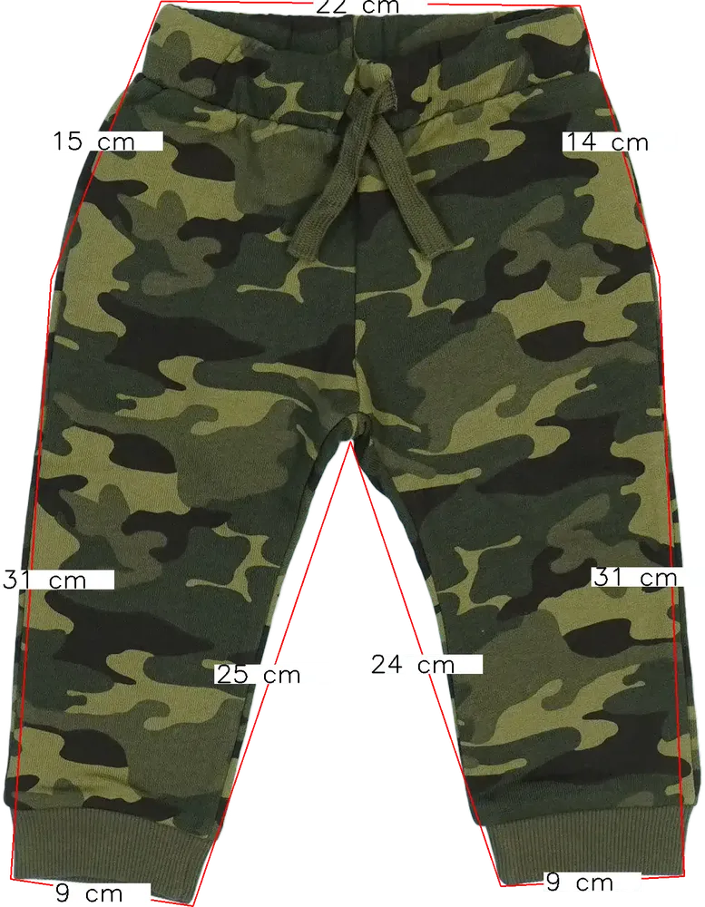 Terepszínű Benetton Melegítőnadrág EU 86 / UK 12-18 hónap / US 18 hónap