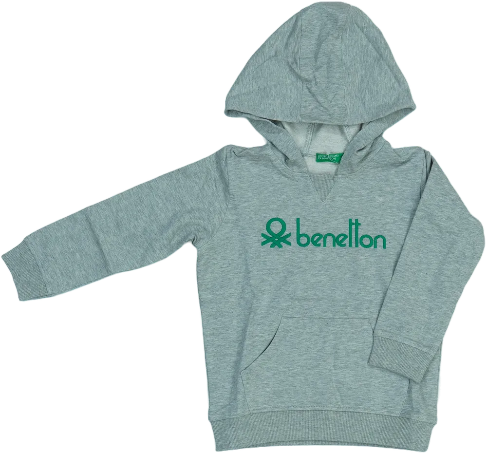 Szürke Benetton Kapucnis pulóver EU 104 / UK 4 év / US 4T/XS