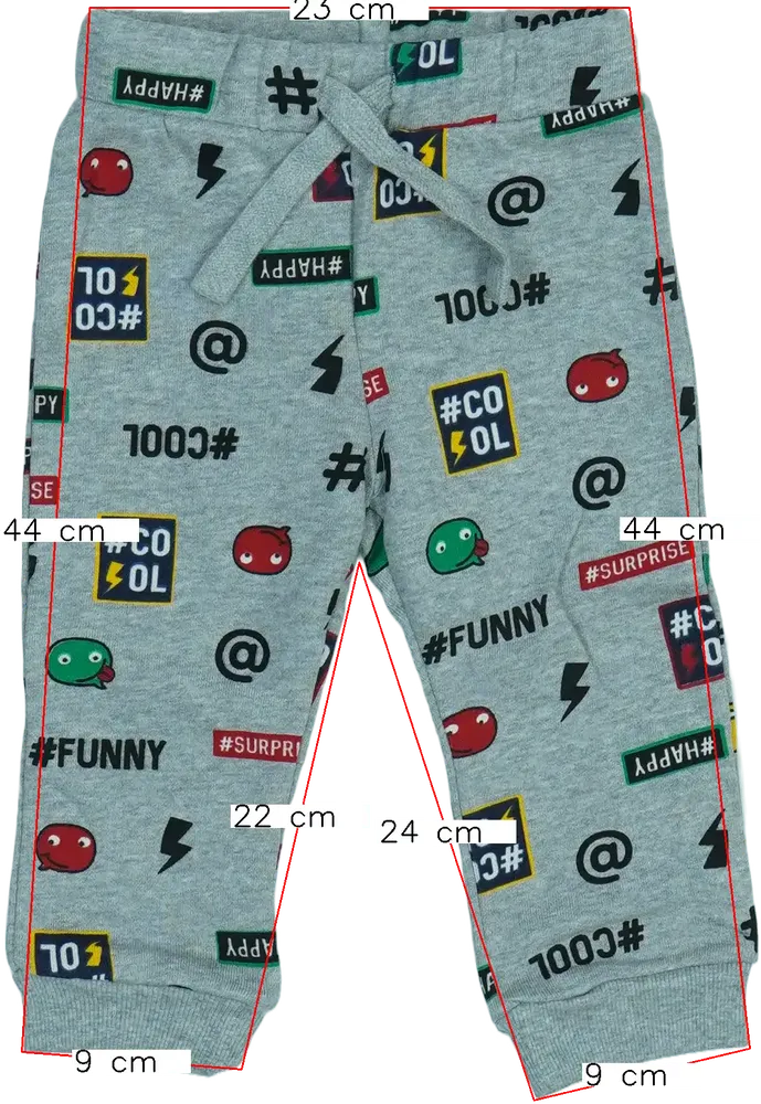 Szürke Benetton Melegítőnadrág EU 86 / UK 12-18 hónap / US 18 hónap