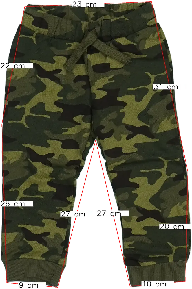 Terepszínű Benetton Melegítőnadrág EU 92 / UK 2 év / US 2T