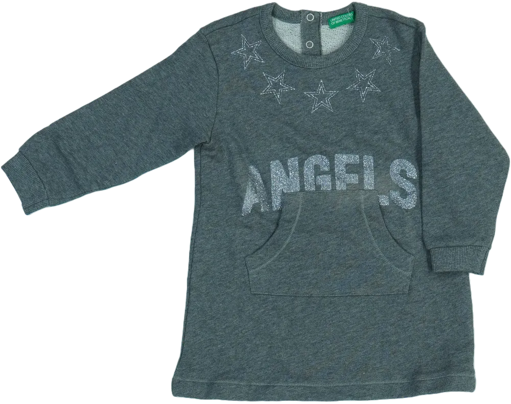 Szürke Benetton Ruha EU 92 / UK 2 év / US 2T