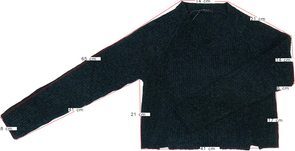 Fekete Sisley Kötött pulcsi EU 170 / UK 15 év / US XL