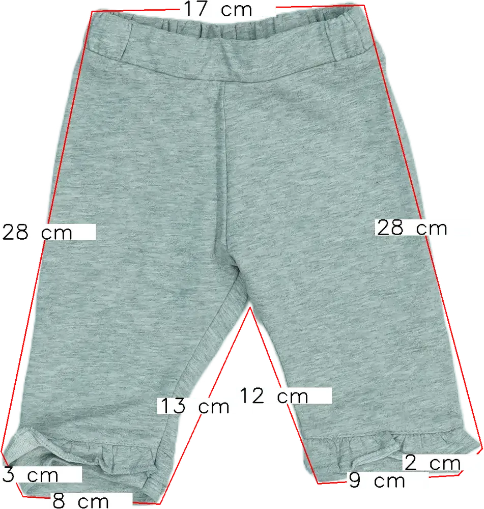 Szürke Benetton Baby nadrág EU 68 / UK 3-6 hónap / US 3-6 hónap