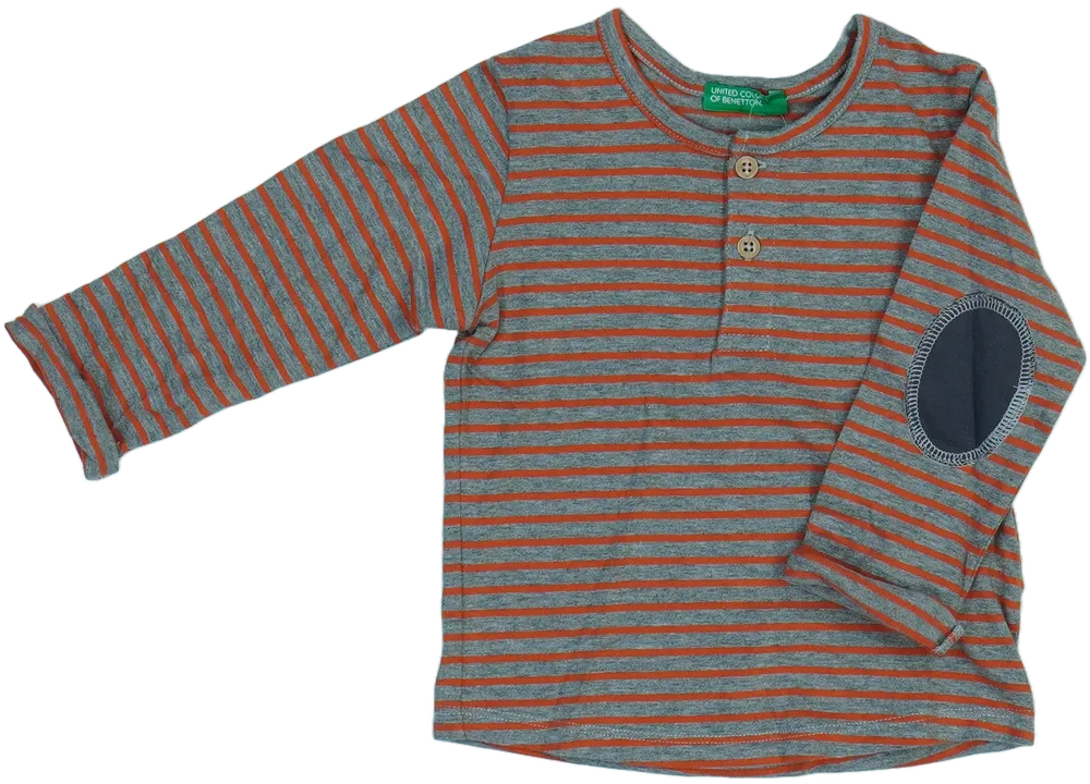 Sárga (narancs) Benetton Hosszú ujjú felső EU 74 / UK 6-9 hónap / US 6-9 hónap