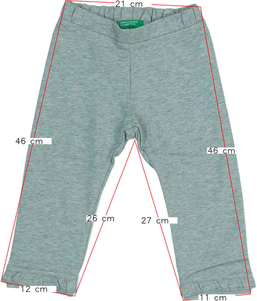 Szürke Benetton Baby nadrág EU 92 / UK 2 év / US 2T