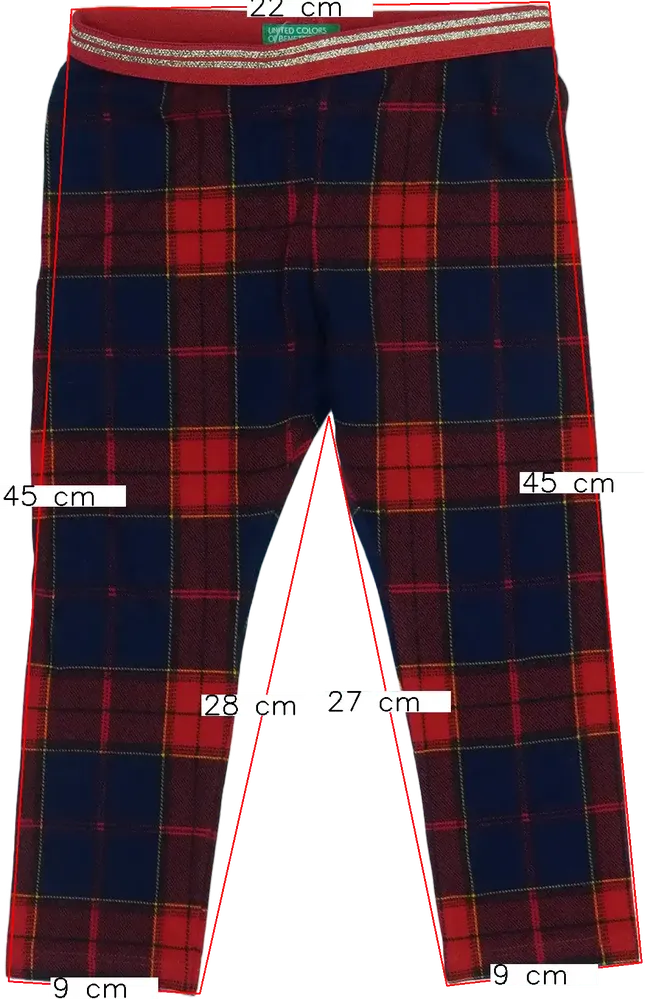 Piros Benetton Leggings EU 92 / UK 2 év / US 2T