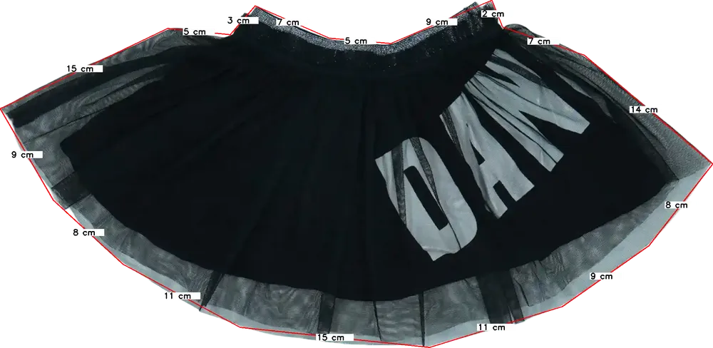 Fekete Benetton Szoknya EU 86 / UK 12-18 hónap / US 18 hónap