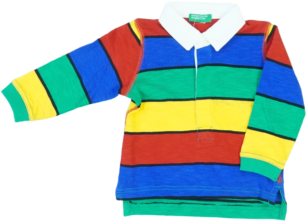 Többszínű Benetton Galléros póló EU 80 / UK 9-12 hónap / US 12 hónap