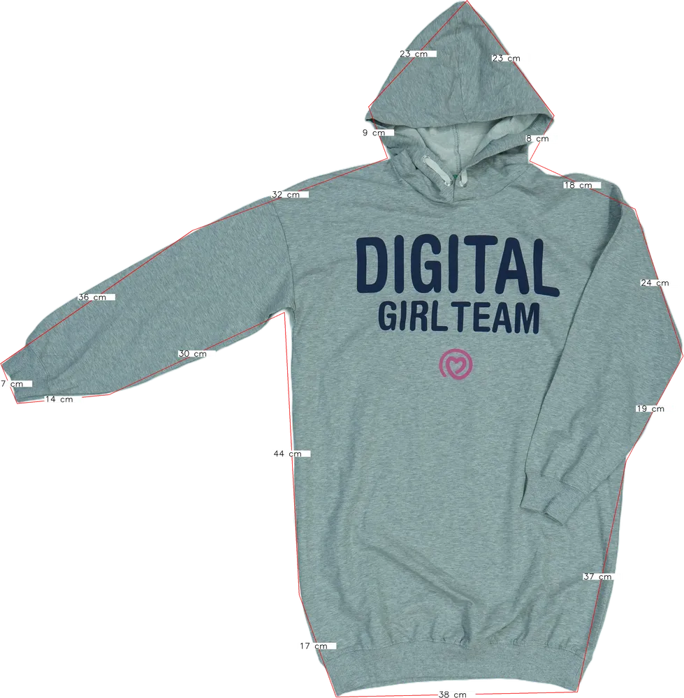 Szürke Benetton Kapucnis pulóver EU 164 / UK 14 év / US 14 év/XL