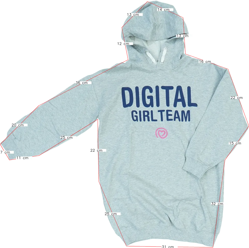 Szürke Benetton Kapucnis pulóver EU 134 / UK 9 év / US 9 év/L