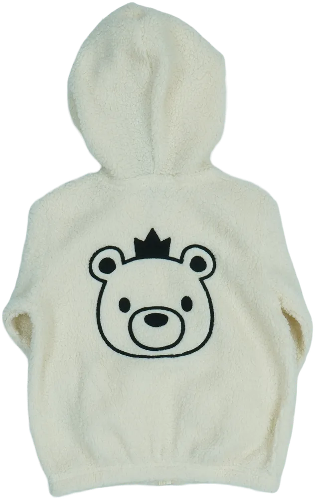 Fehér Benetton Kapucnis pulóver EU 104 / UK 4 év / US 4T/XS