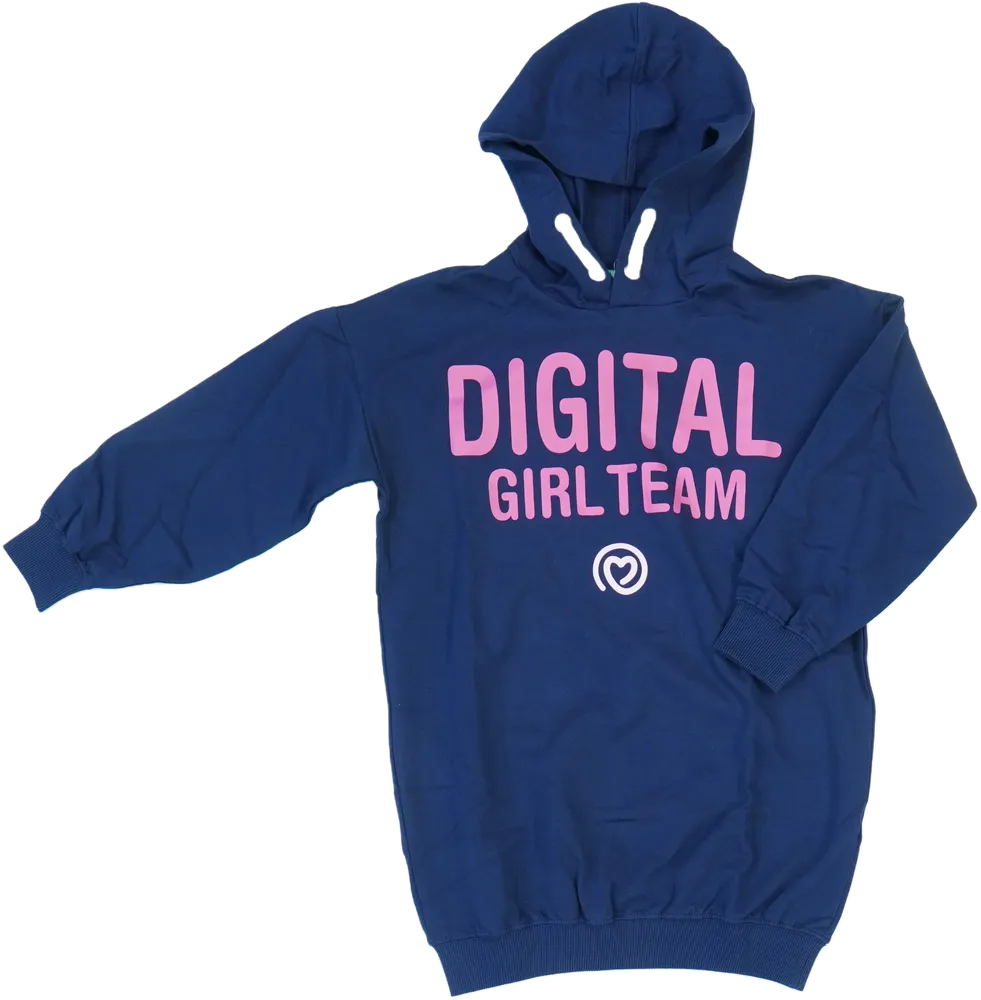 Kék Benetton Kapucnis pulóver EU 122 / UK 7 év / US 7 év/M