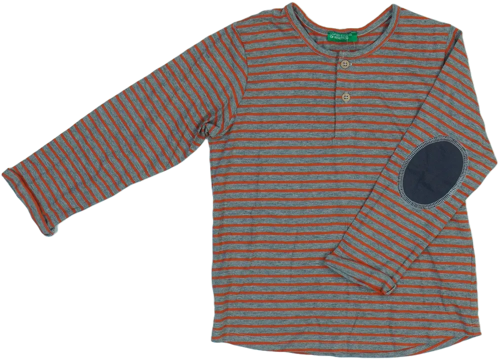 Sárga (narancs) Benetton Hosszú ujjú felső EU 98 / UK 3 év / US 3T