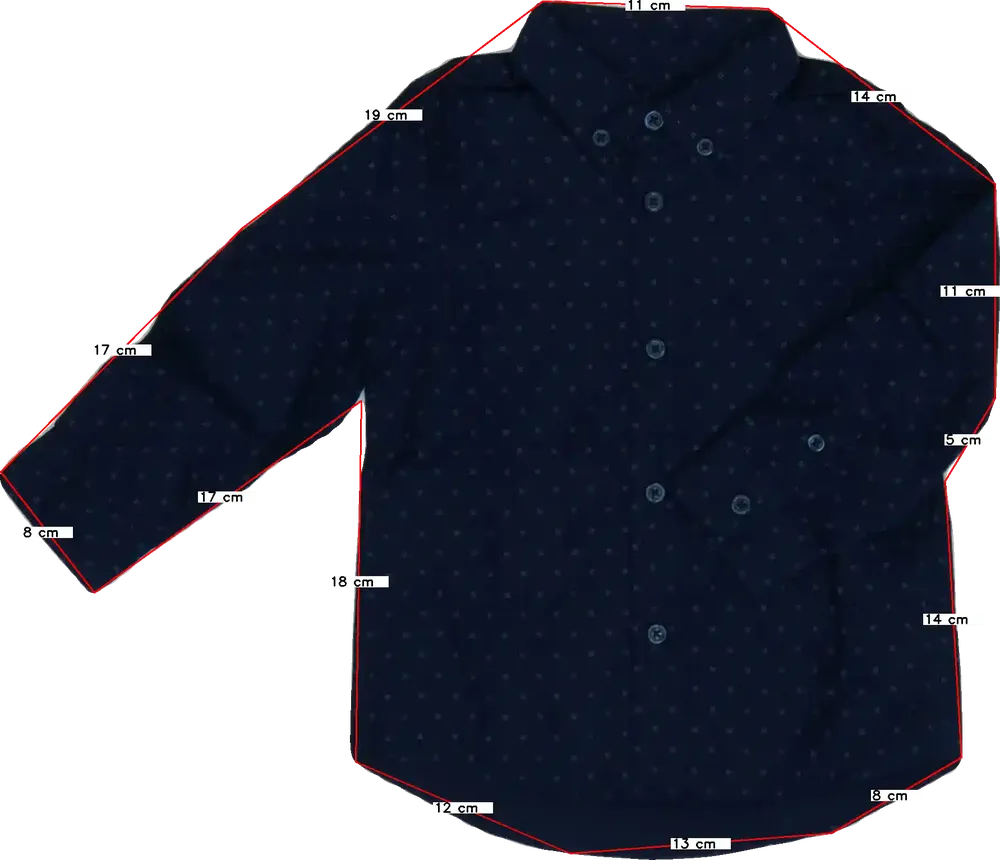 Kék Benetton Ing EU 80 / UK 9-12 hónap / US 12 hónap