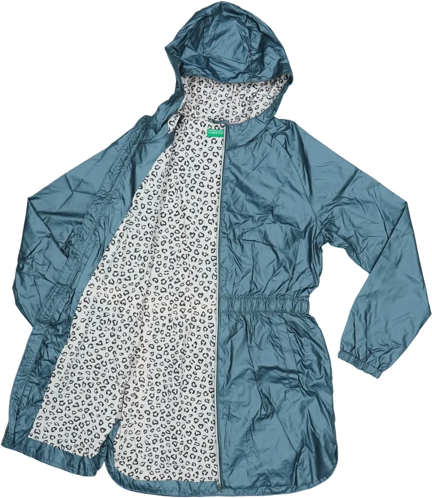 Szürke Benetton Esőkabát EU 140 / UK 10 év / US 10 év/L