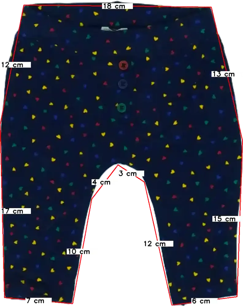Kék Benetton Baby nadrág EU 62 / UK 0-3 hónap / US 0-3 hónap