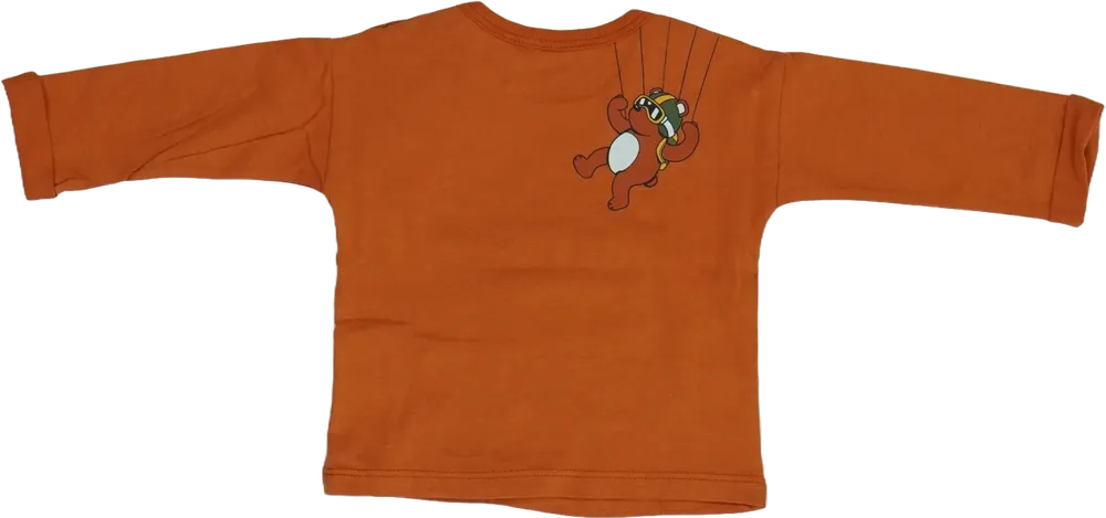 Sárga (narancs) Benetton Hosszú ujjú felső EU 86 / UK 12-18 hónap / US 18 hónap