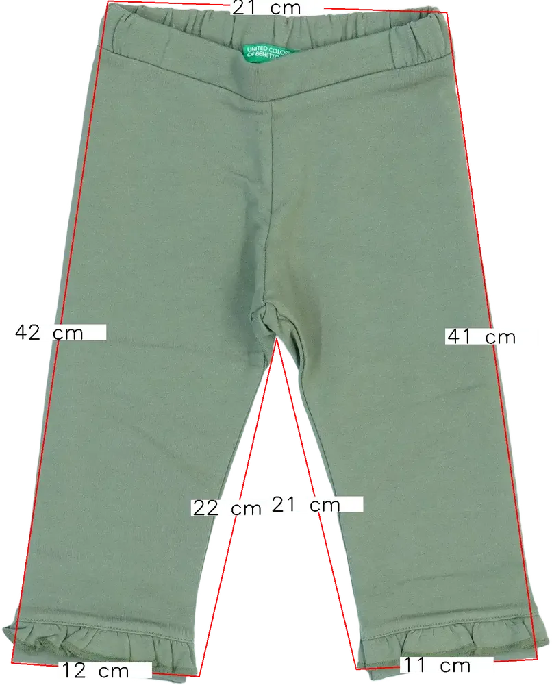 Zöld Benetton Baby nadrág EU 86 / UK 12-18 hónap / US 18 hónap