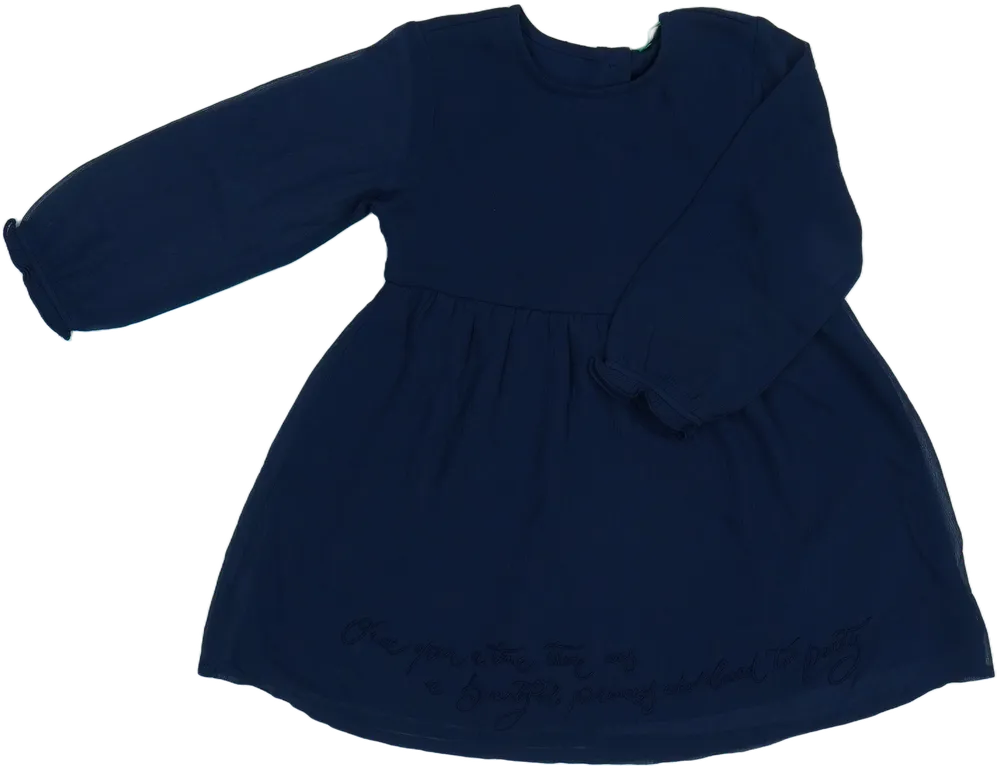 Kék Benetton Ruha EU 92 / UK 2 év / US 2T