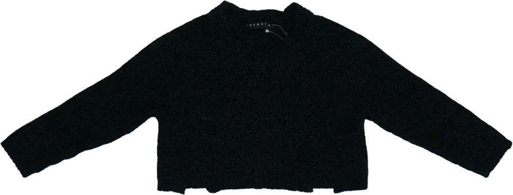 Fekete Sisley Kötött pulcsi EU 110 / UK 5 év / US 5 év/XS