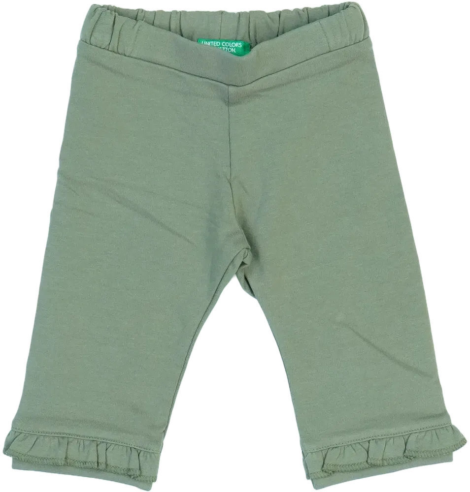 Zöld Benetton Baby nadrág EU 74 / UK 6-9 hónap / US 6-9 hónap